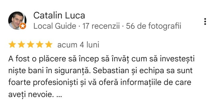 Recenzie Google Investitor 1 Oră