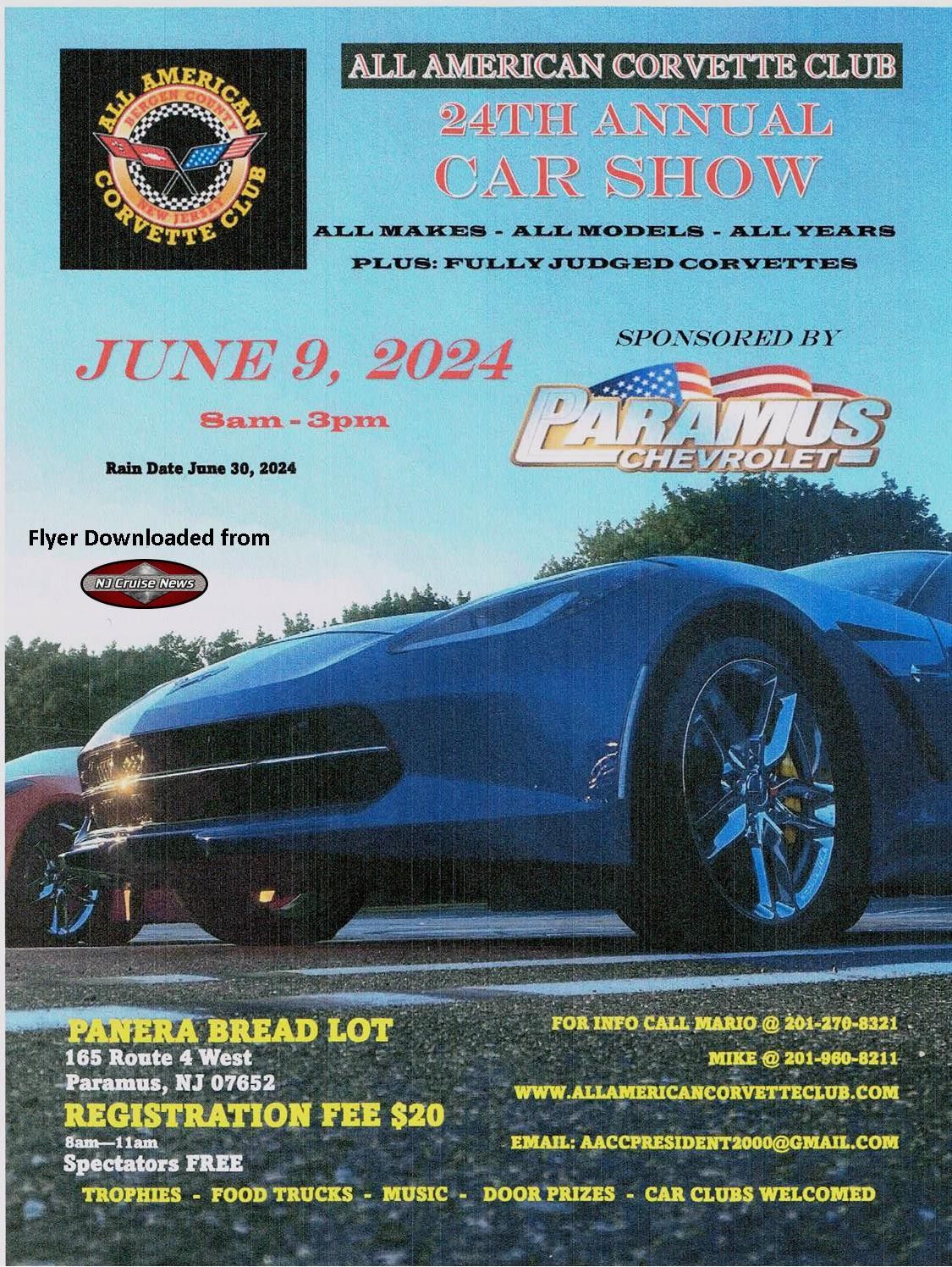 June 9 All American Corvette w njcn