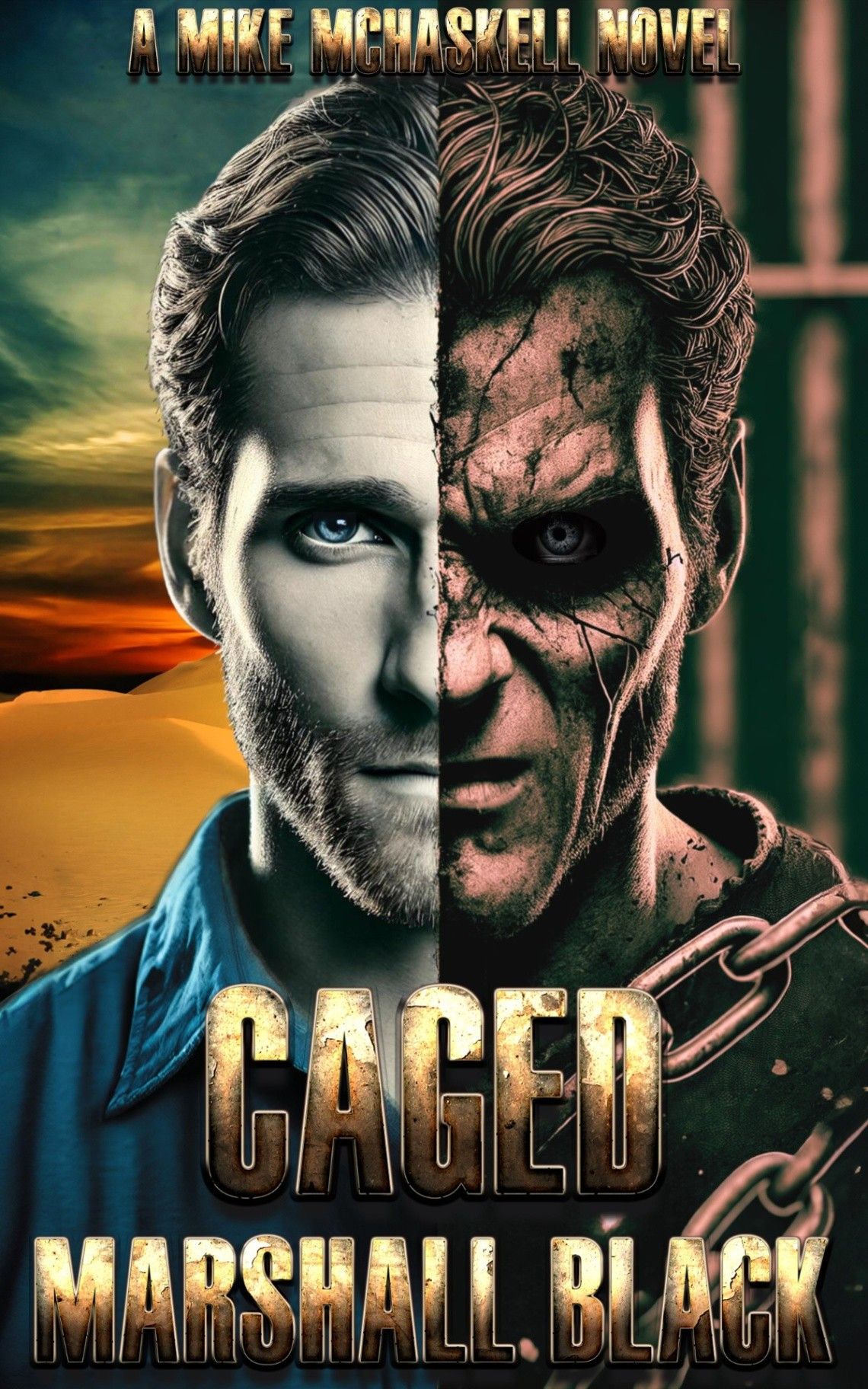 Caged by Marshall Black, Book One of the Mike McHaskell Series