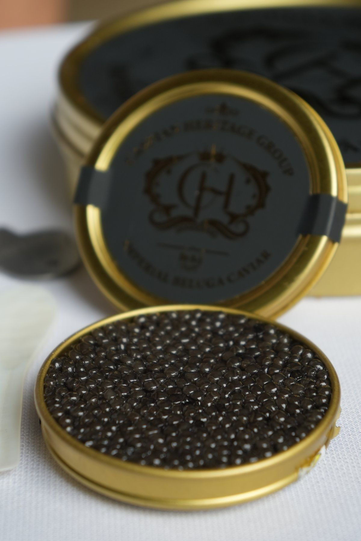 Imperial Beluga caviar tin