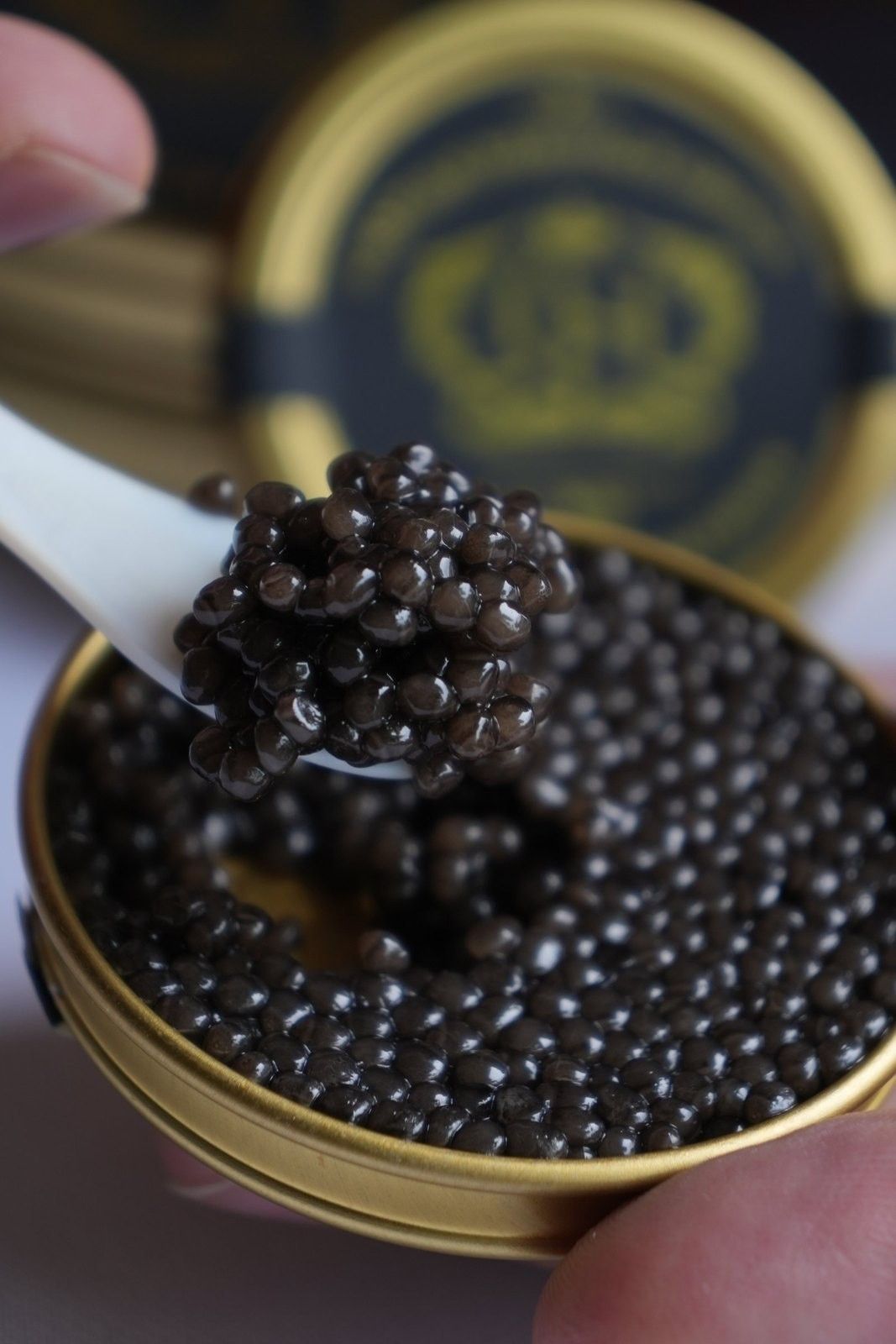 Caviar on a spoon