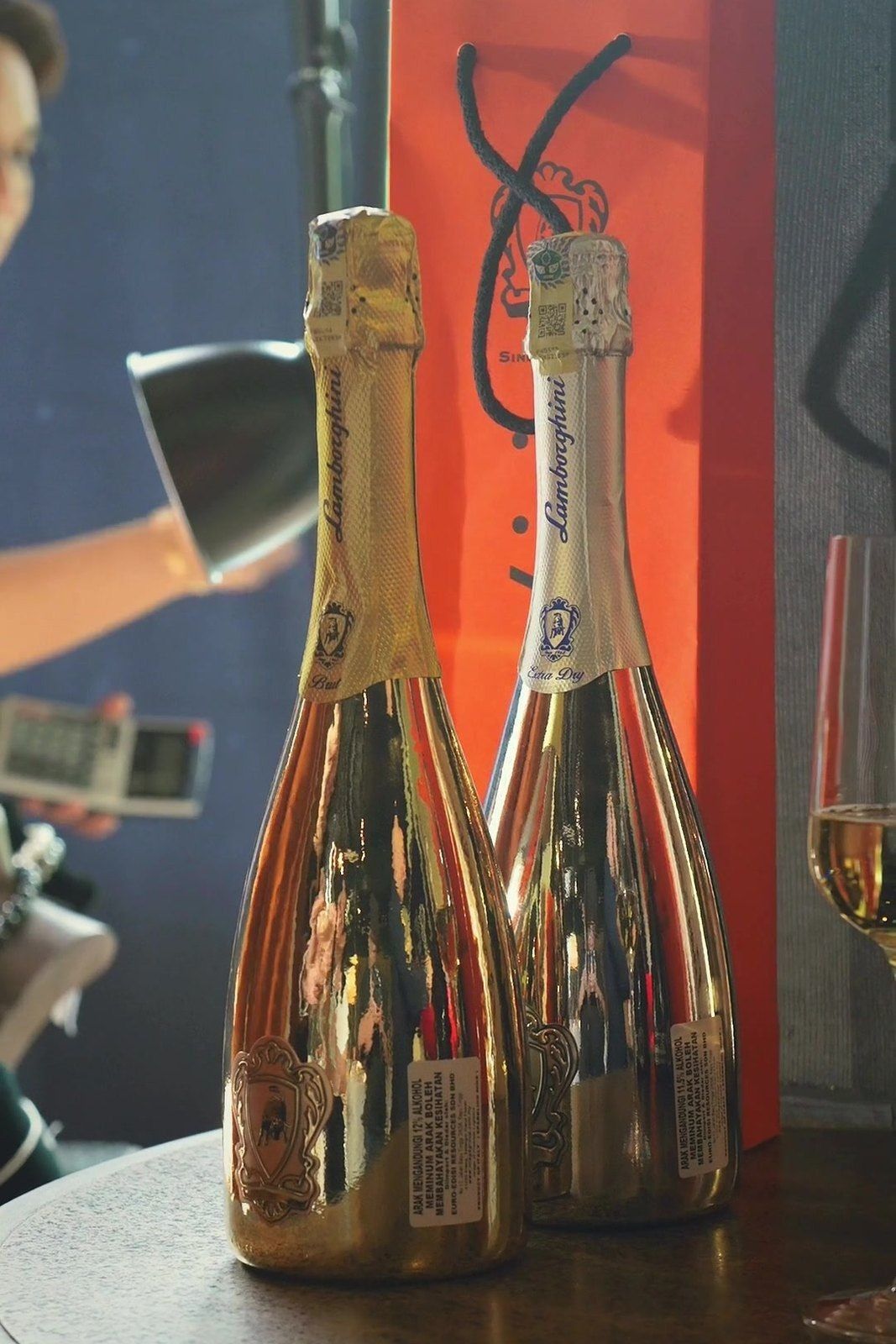 Lamborghini bottles