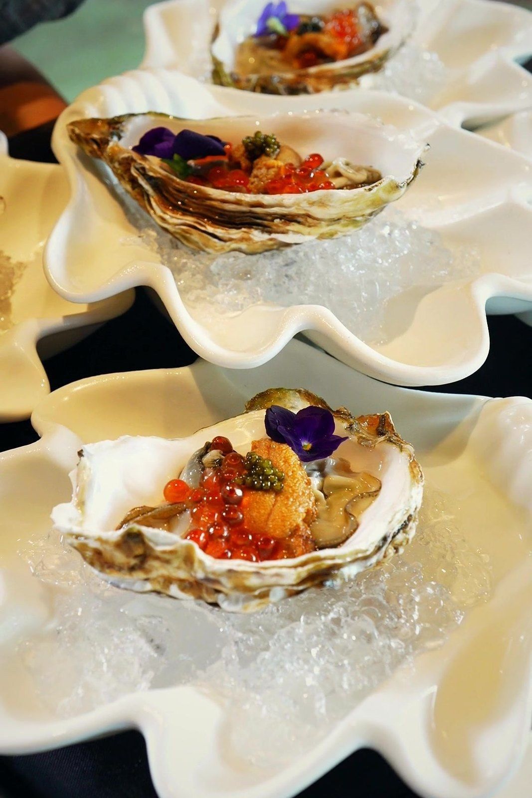 Caviar canapés