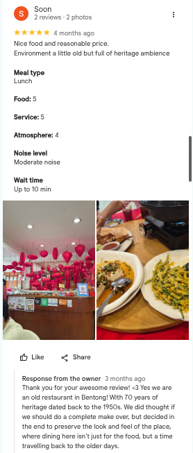 Google review 3 (screenshot) · Google 评价截图 3