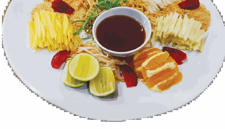 Fruitful Auspicious Lou Sang - Bentong Loong Foong menu dish · 吉祥捞生 - 文東龍鳳酒樓菜单