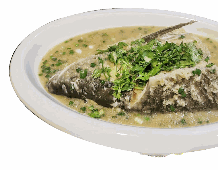 A house dish from the Bentong Loong Foong menu · 文東龍鳳酒樓菜单上的本店菜式