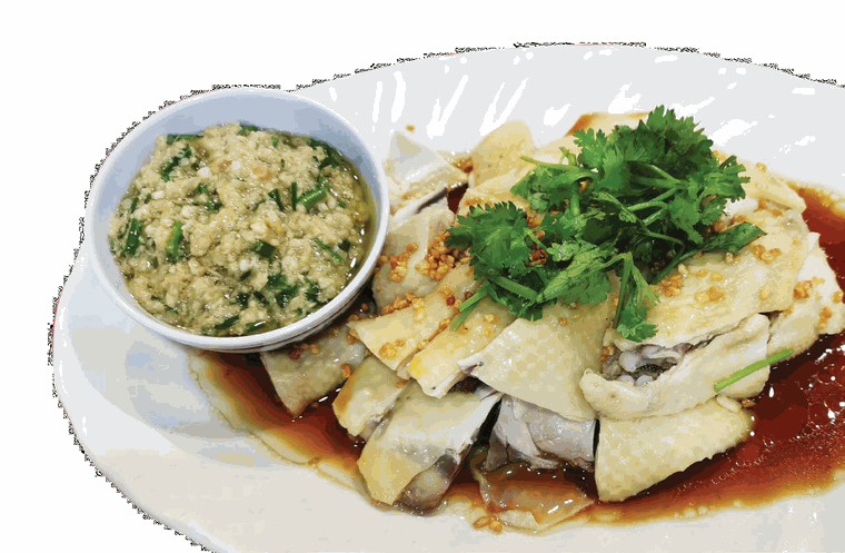 Guangxi Steamed Village Chicken - Bentong Loong Foong menu dish · 菜园鸡 - 文東龍鳳酒樓菜单