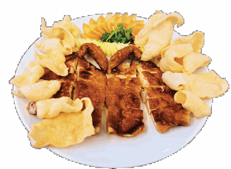 A house dish from the Bentong Loong Foong menu · 文東龍鳳酒樓菜单上的本店菜式