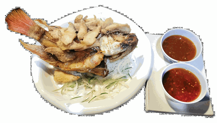 A house dish from the Bentong Loong Foong menu · 文東龍鳳酒樓菜单上的本店菜式