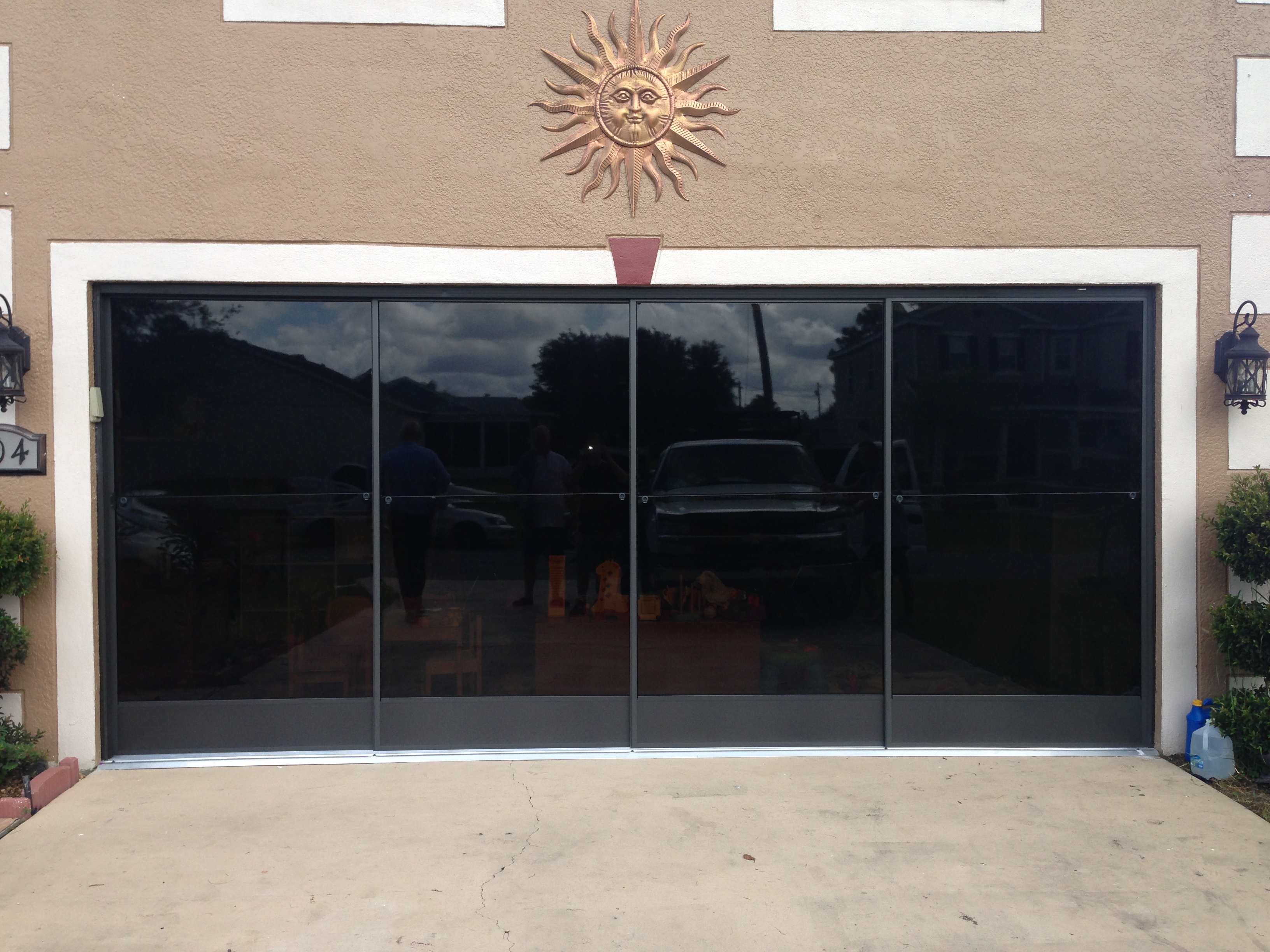 vinyl garage screen door