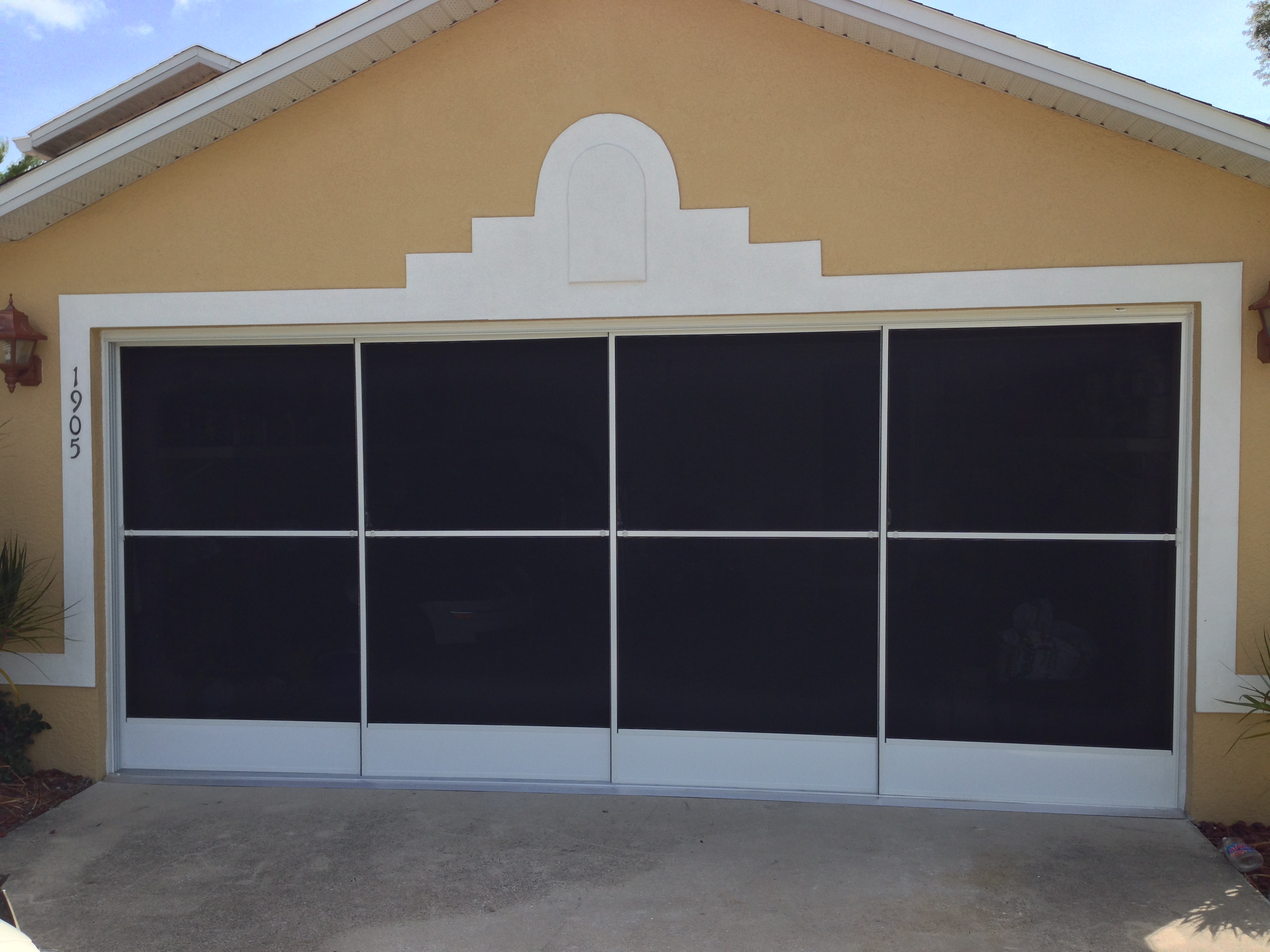 Garage Screen door white