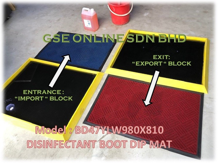  Disinfectant / Sanitizing Boot Dip Mat Malaysia