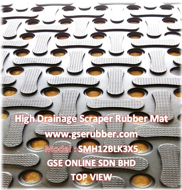 high drainage rubber mat Malaysia