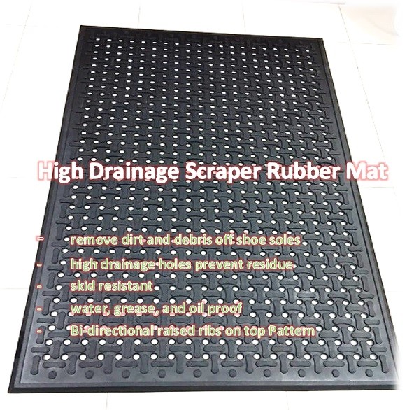 high drainage rubber mat Malaysia