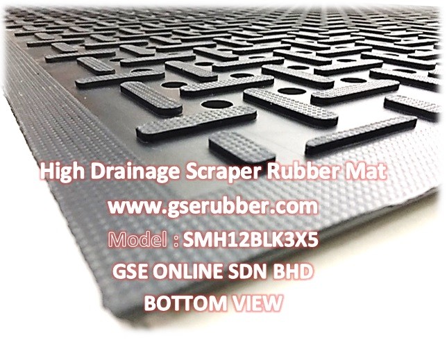 high drainage rubber mat Malaysia