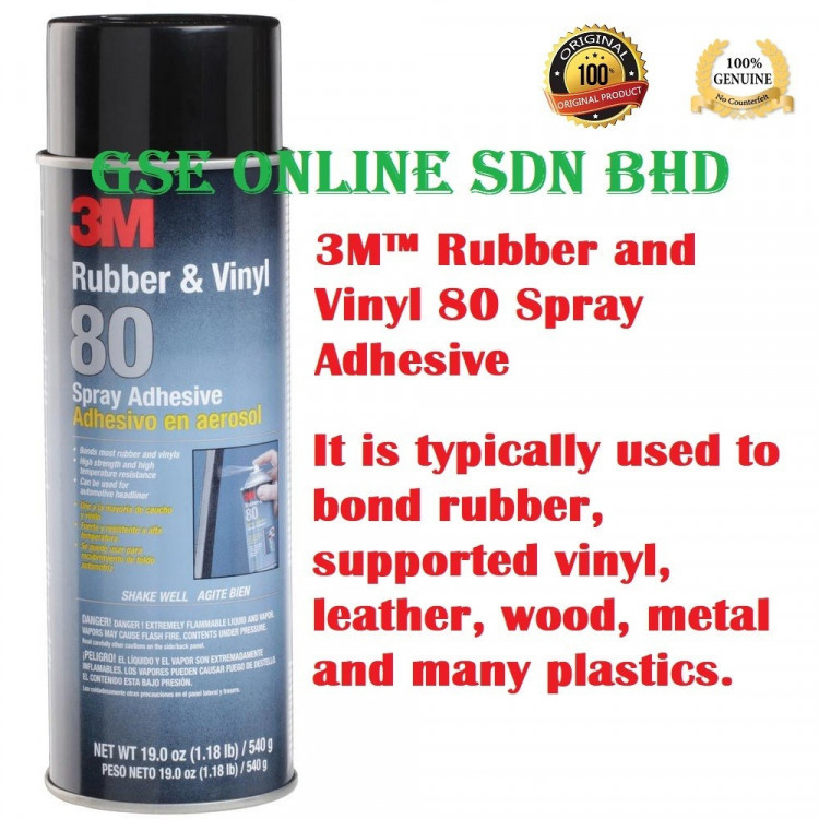 3M™ Rubber And Vinyl 80 Spray Adhesive Malaysia