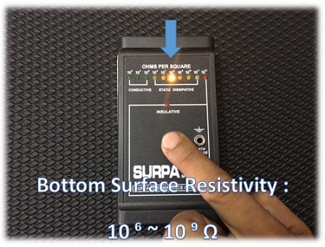 bottom surface resistivity rubber mat Malaysia