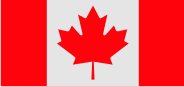 Canadian Flag Decal - Static, no border (NG-1019F)