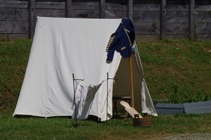 Historic 1812 army tent W