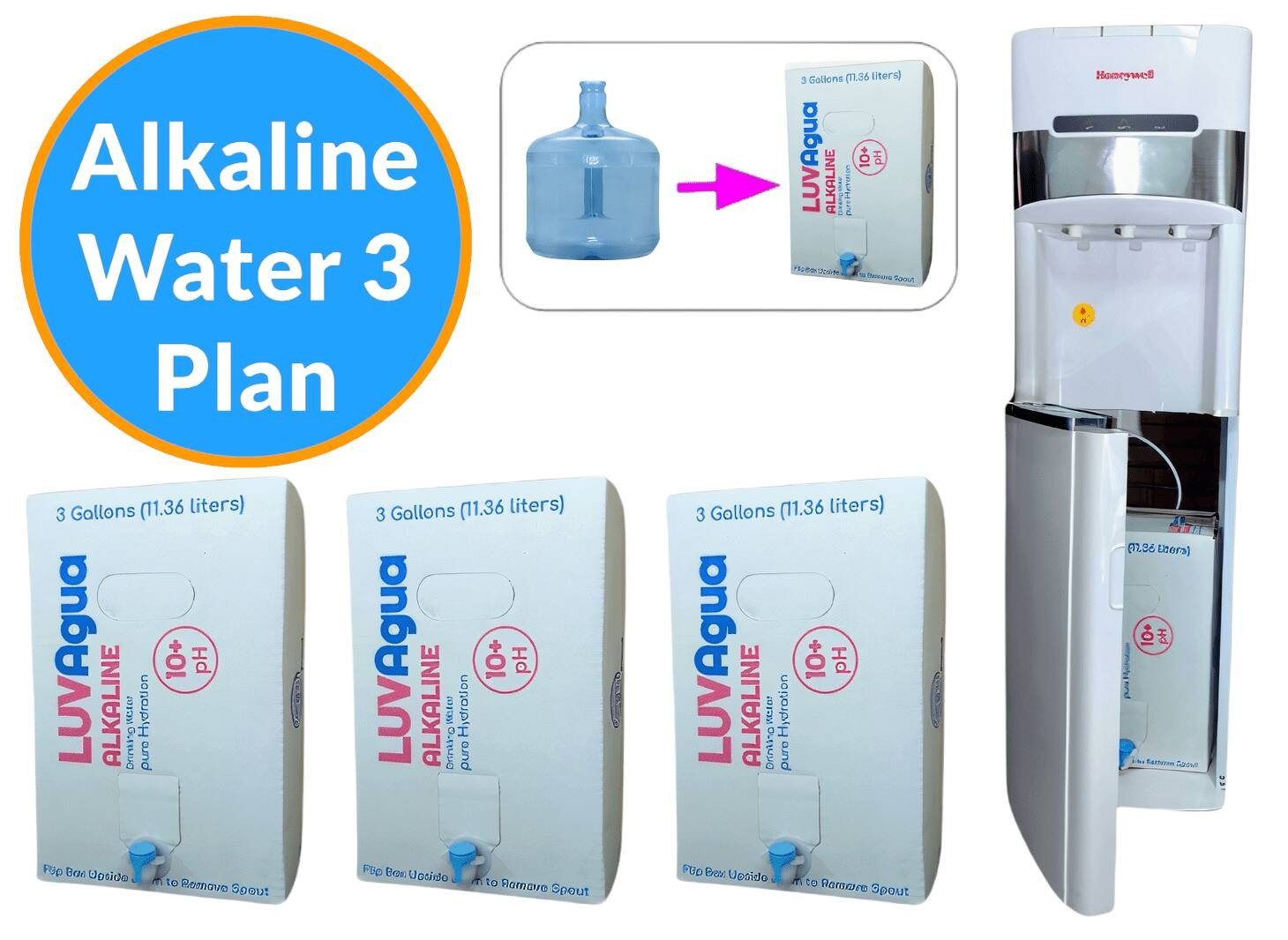 Bottled Water Delivery Service, Purified, Alkaline Water, & Ice For