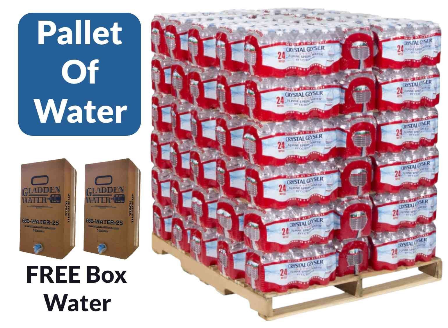 Bottled Water Delivery Service, Pallet of Water, Alkaline Water, & Ice