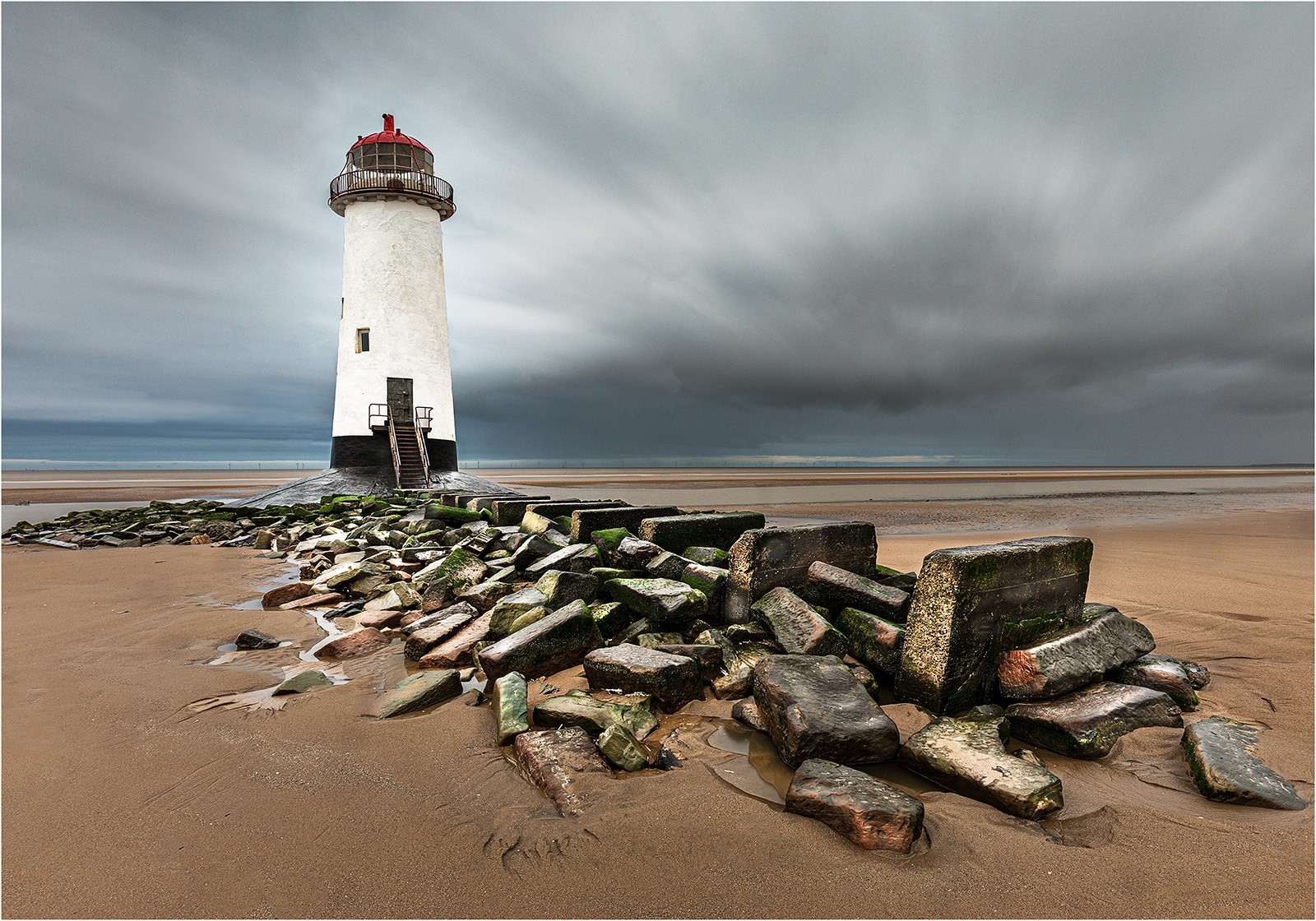 Point Of Ayr Lighthouse by Michael Whittaker CPAGB