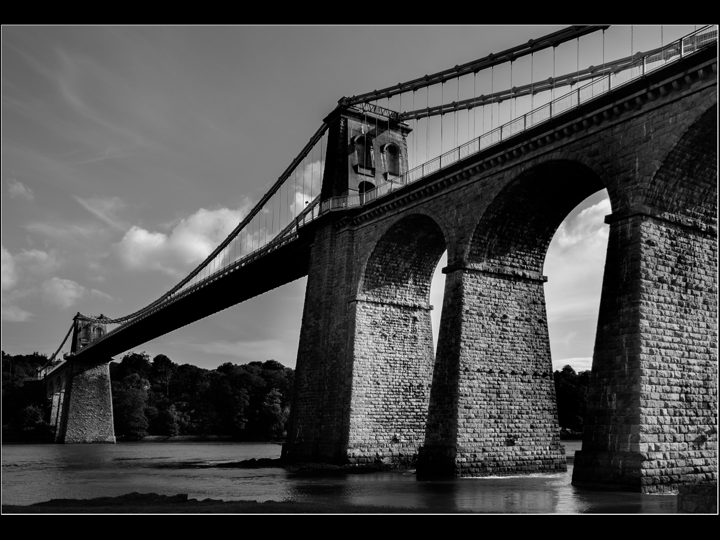 Menai bridge Anglesey