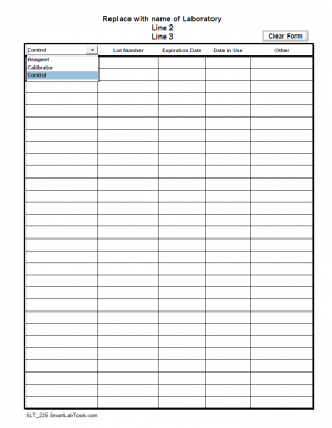 SmartLabTools | SLT_QC Review Forms