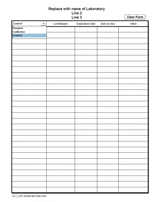 SmartLabTools | SLT_QC Review Forms