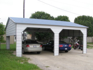 Side entry carport