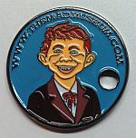 THE MAD MUSEUM PATHTAG GEOCOIN CACHE ALFRED E NEUMAN