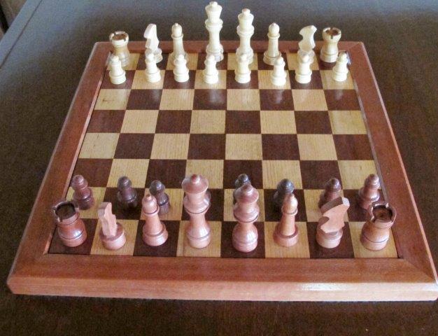 Jarrah and Huon Pine Chess Set