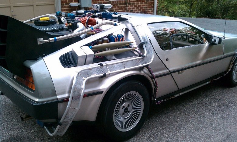 delorean time machine