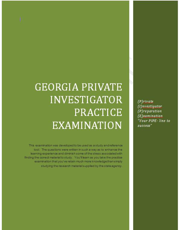 Purchase the Georgia Practice Examiantions