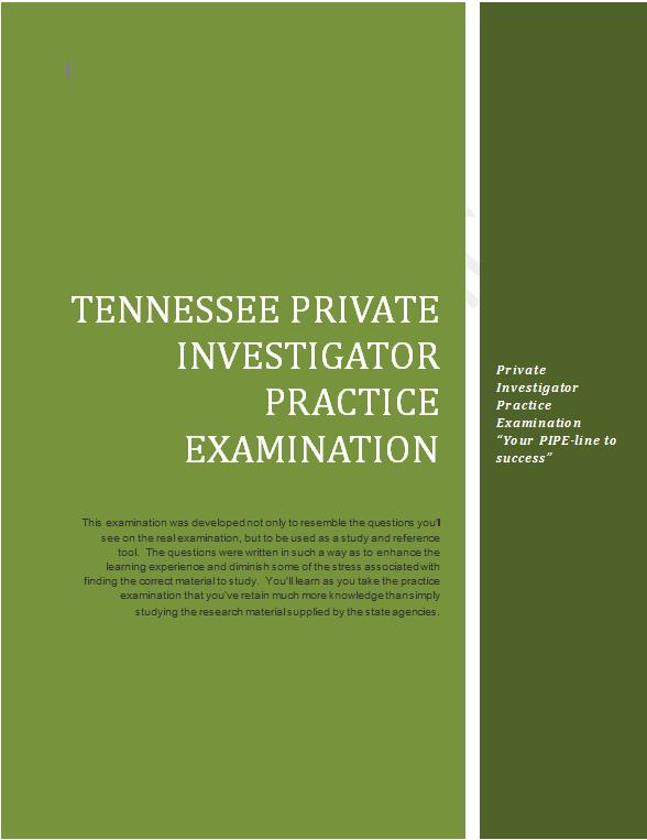 Purchase the Tennessee Practice Examination
