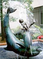 dolphin fountain