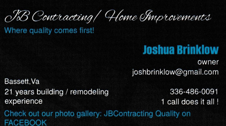 JB Contractor Banner Ad