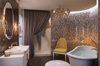 Дизайн роскошной ванной Хабаровск
