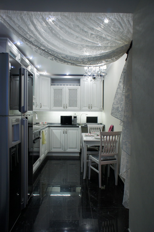 Дизайн кухни в двухкомнатной квартире в Хабаровске