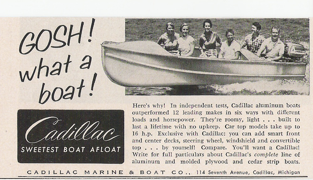 Cadillac Boat Company History