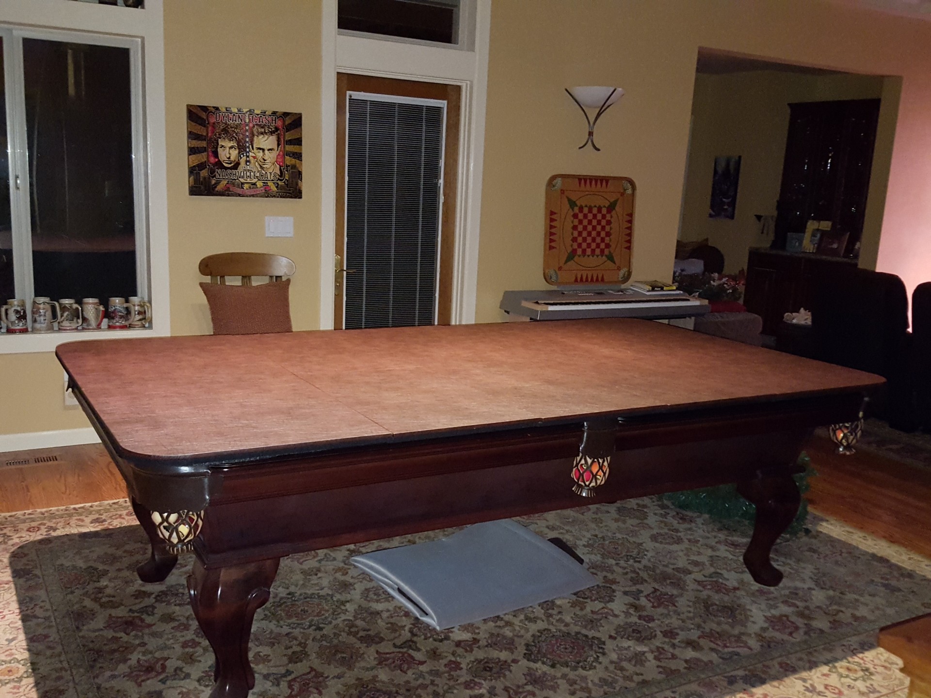 Pool table conversion clearance top