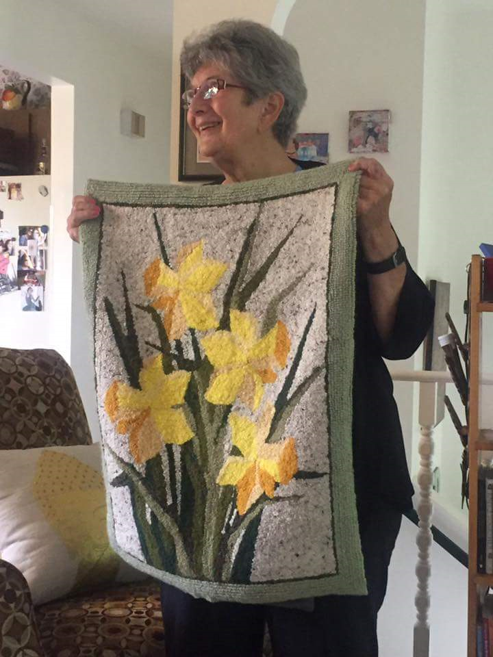 2016 Barbara Miesen Daffodil rug