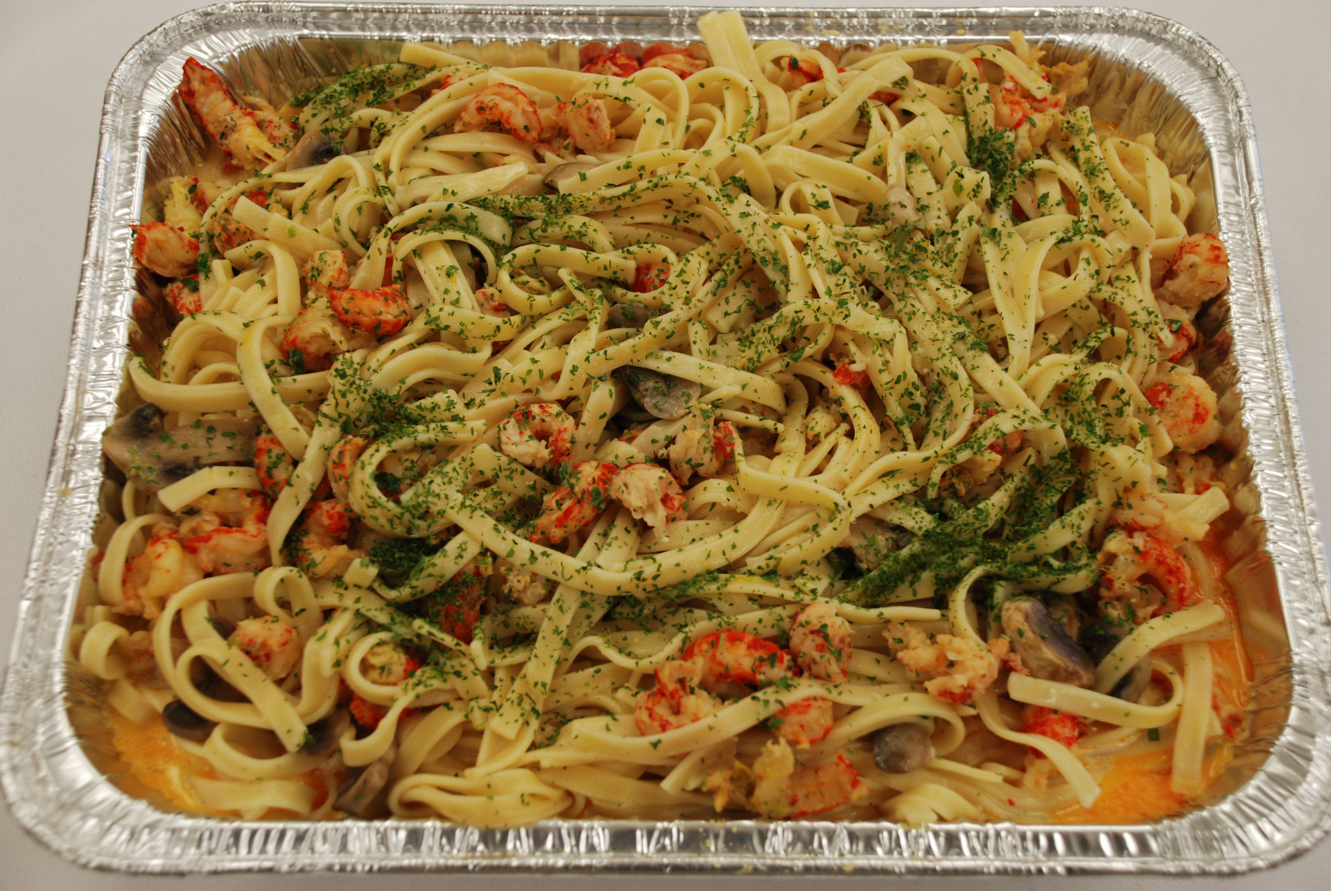 Crawfish Fettuccine, Alfredo