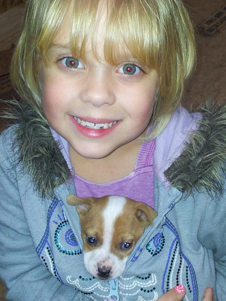 Zoie and Puppy