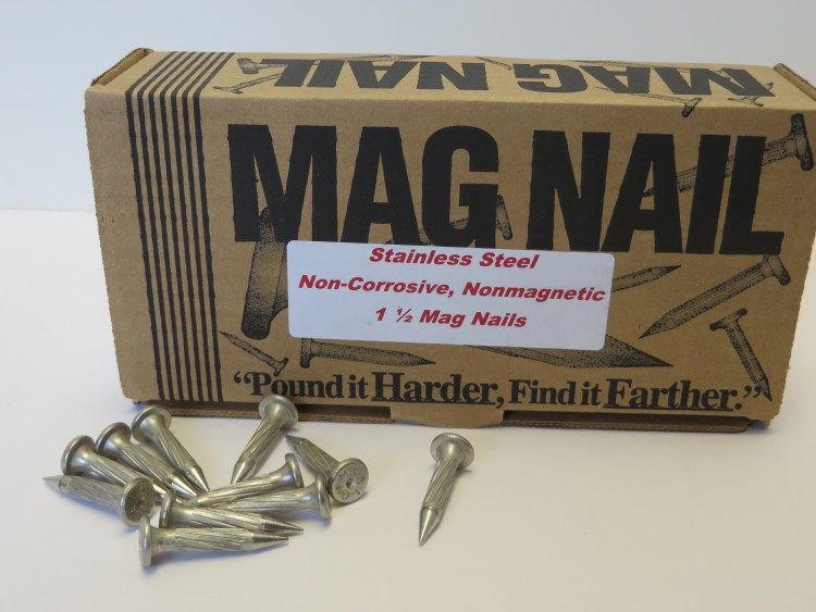 ChrisNik MagNails 242000 Survey Mag Nails 2" x 1/4" ~100 per box 