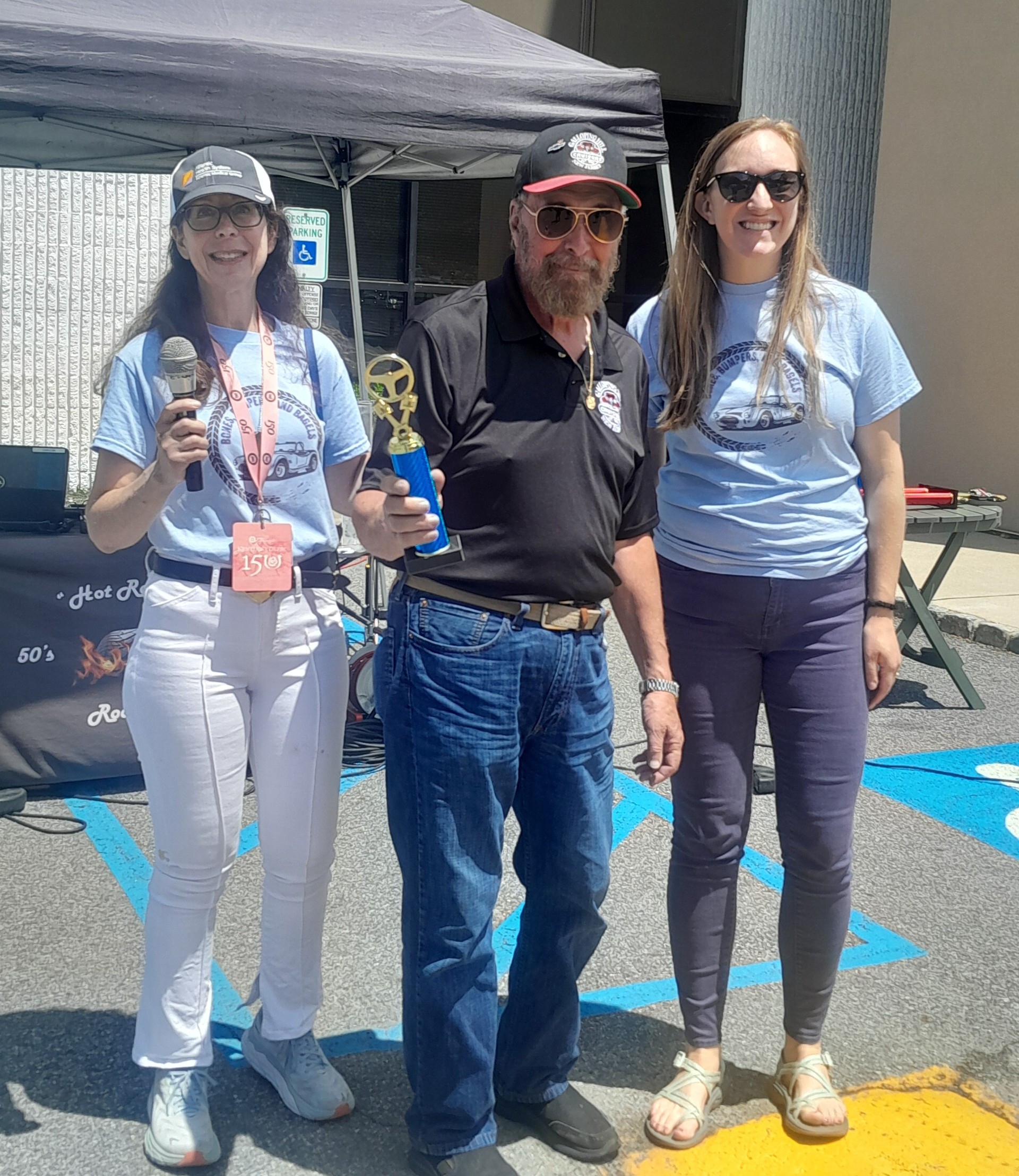 car show winner Wayne Masiello at Morristown Car show on 6-9-2024 -2