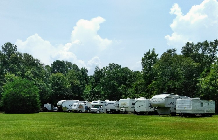 RV storage onsite