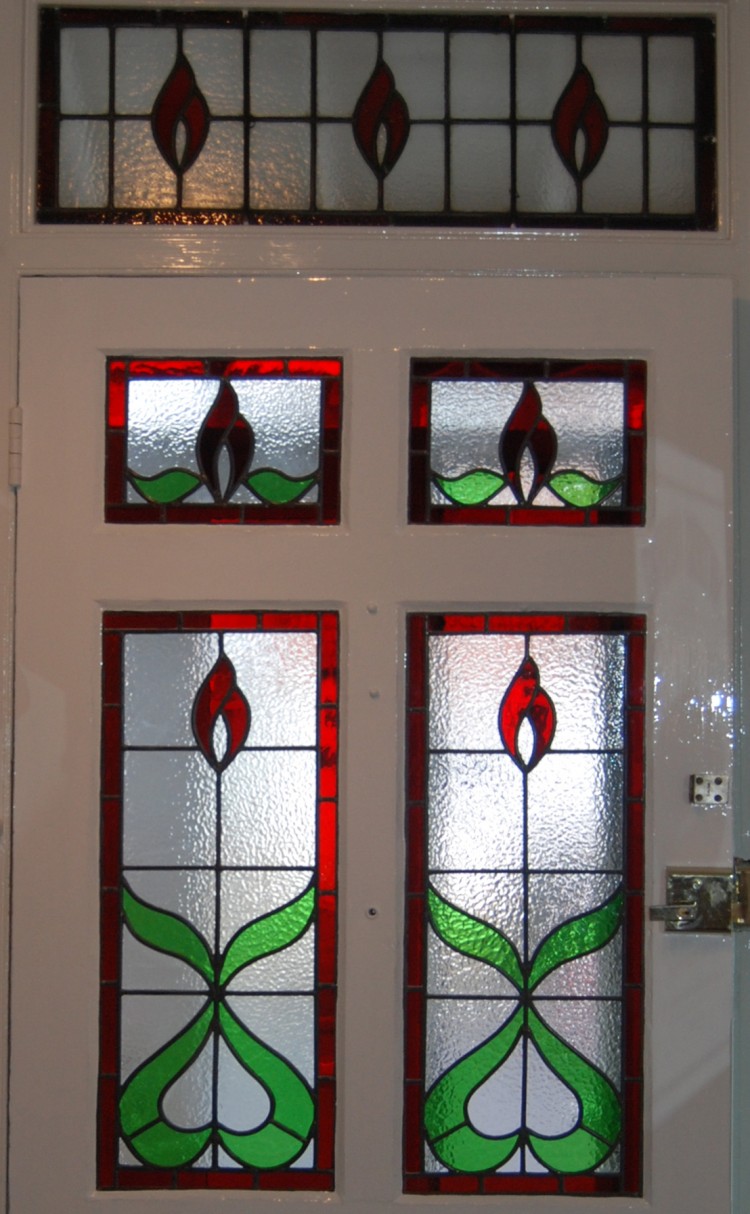Door panels designed to compliment Transom 