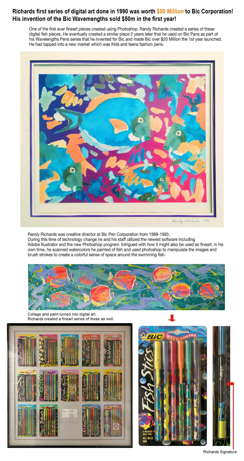 In 2002 Randy Richards was one of the very first artists in history to ...