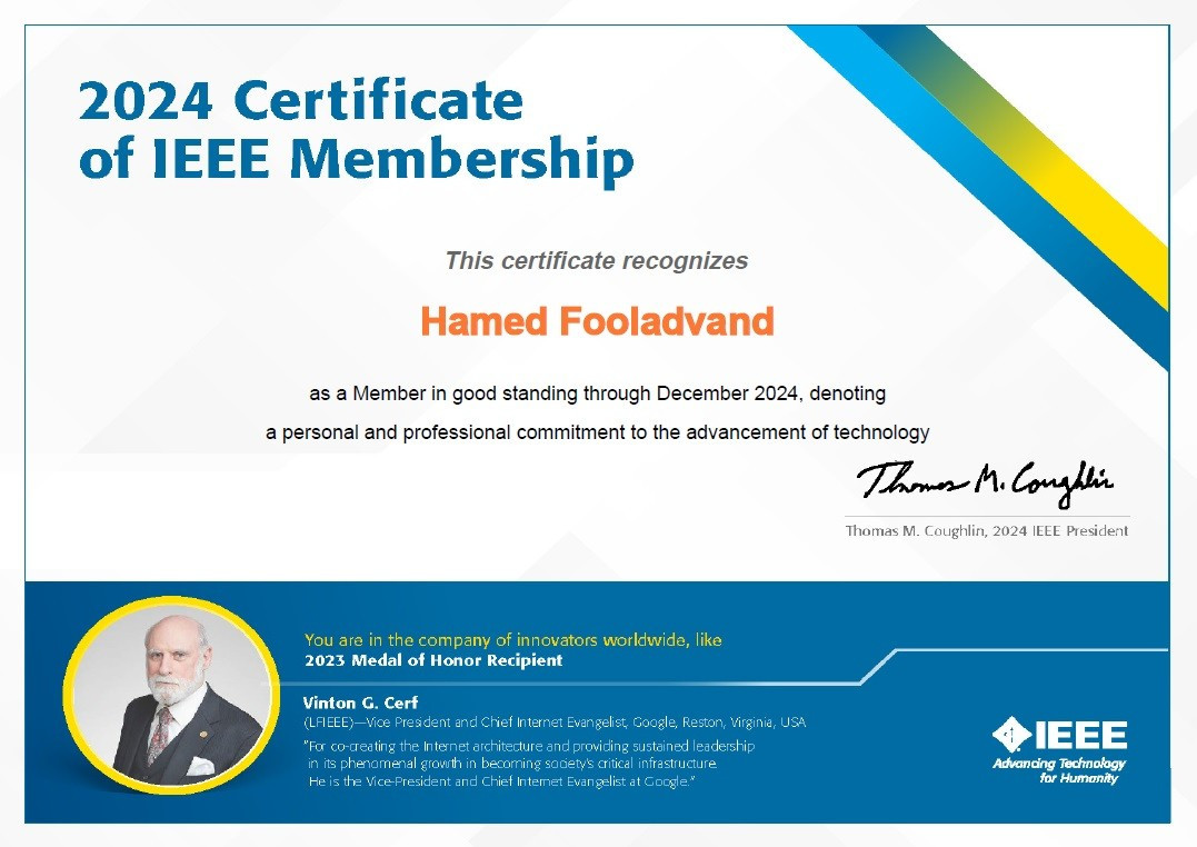 IEEE 2024 - Hamed Fooladvand